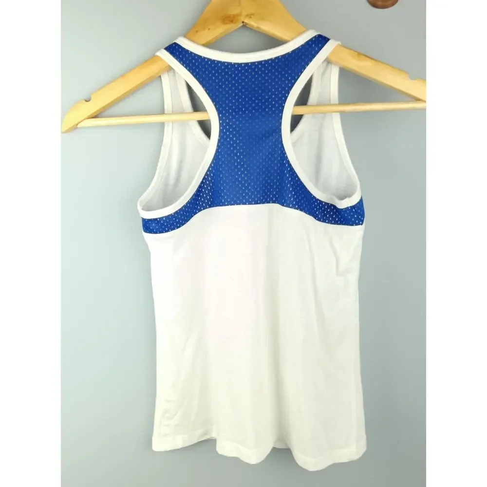 Justice Girls' Blue & White Sequin Softball Tank and Shorts Set